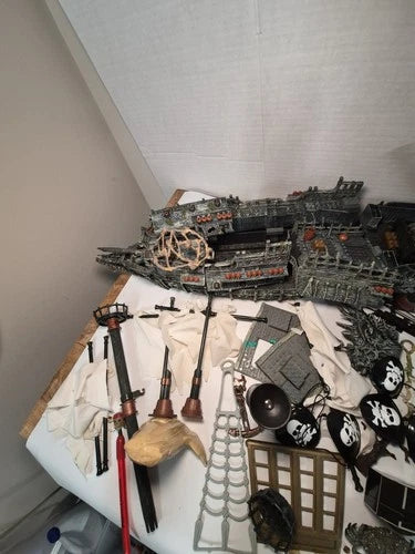 Vintage Pirates of the Caribbean Lot Of Mega Blocks, Figures Playsets See Desc.