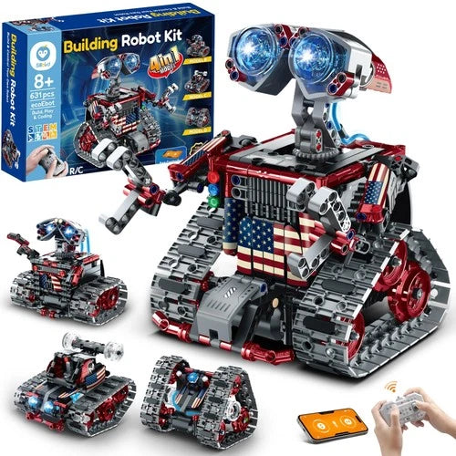 Sillbird Robot Building Kit STEM Gifts for Boys 8-12 with Remote Control \| Co...