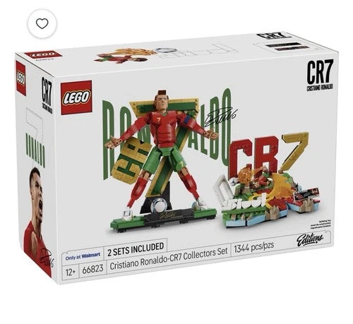 LEGO Icons CR7 Cristiano Ronaldo 2-in-1 Collectors Set 66823 1344 pcs