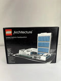 LEGO Architecture 21018 United Nations Headquarters 597pc Set w/Booklet Box