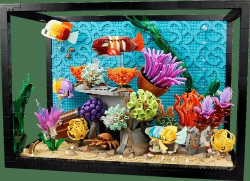 Tropical Aquarium 10366 Fish Tank Blocks 4154pcs — Coral Reef USA Compatible