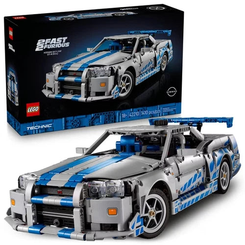Nissan Skyline GT-R (R34) Car - DIY Kit & Building Set for Adults
