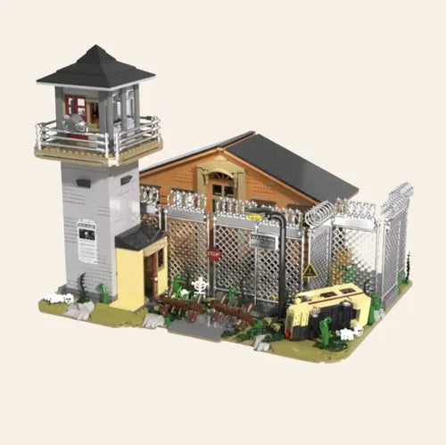 NEW Abandoned Apocalypse Prison Building Blocks Set Zombie Survival Adults MOC