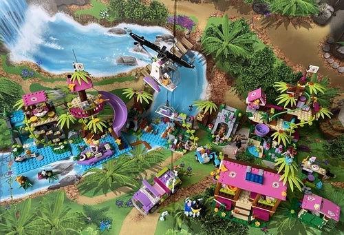 Lego Friends Jungle Rescue Sets USED ALL SETS 100% COMPLETE PLAYMAT INCLUDED