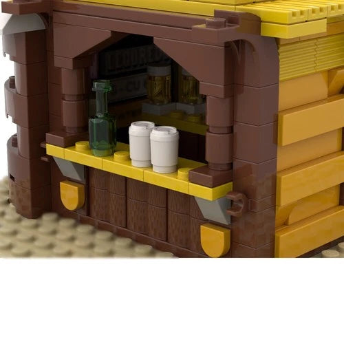 BlockNova Beach Bar & Surf Shop 932pcs Building Bricks Construction Toy