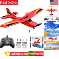 RC Airplane Ready to Fly 2.4GHz Remote Control Foam Glider Kids Beginners Red...