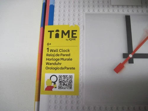 Lego #510226 Wall Clock MOC ( My Own Creation) - Brand New SEALED