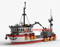 NEW Harbor Crab Fishing Boat Building Blocks Set Model Puzzle Toy MOC-53893 Gift