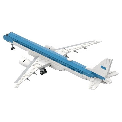 MOC-248867 aviation aircraft E195-E2 building blocks Toys Christmas gift