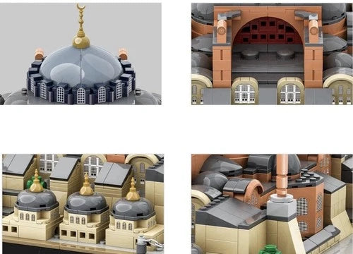 1434 Pcs Hagia Sophia Building Block Toys Set World Architecture Eid Gift