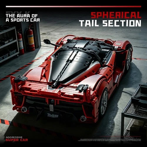 Technic 1:10 FXX K EVO Supercars Building Blocks MOC 1889 Pieces