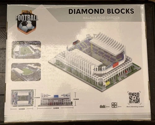 YZ-DIAMOND Architecture YZ064 MALAGA ROSE GARDEN Spain Building Set 4685 Pcs NEW
