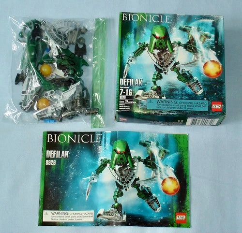 Lego Bionicle MATORAN & HYDRUKA RAHI of Mahri Nui 8929 8930 8931 8932 in Boxes