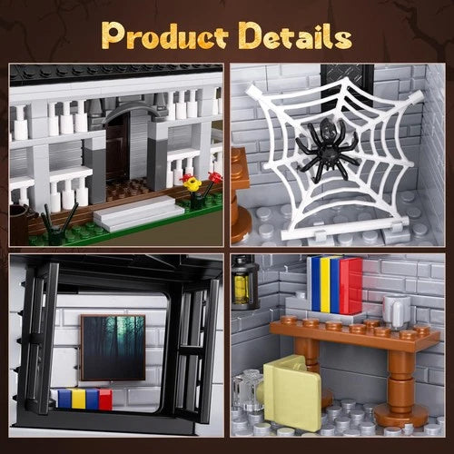 Monster House Building Block Set, Horror Haunted House Film Creative Toys Set...