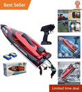 14 Inch Remote Control Boat – Fast 23+ MPH, Waterproof & Rechargeable Batteries