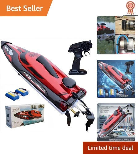 14 Inch Remote Control Boat – Fast 23+ MPH, Waterproof & Rechargeable Batteries