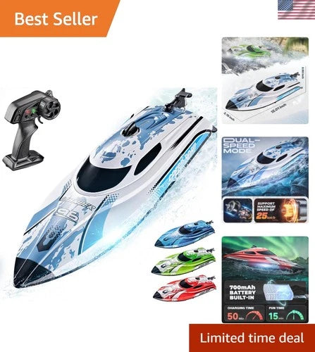 RC Boat, 12 inch Remote Control Boat for Kids and Adults, 25 KPH Fast RC Spee...