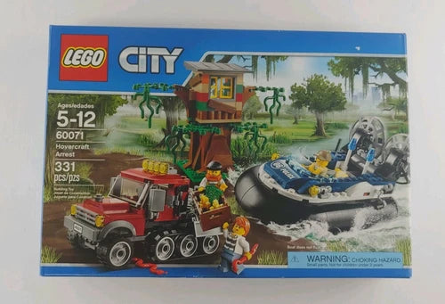 LEGO 60071 Hovercraft Arrest City Off-roader Treehouse Police RETIRED set