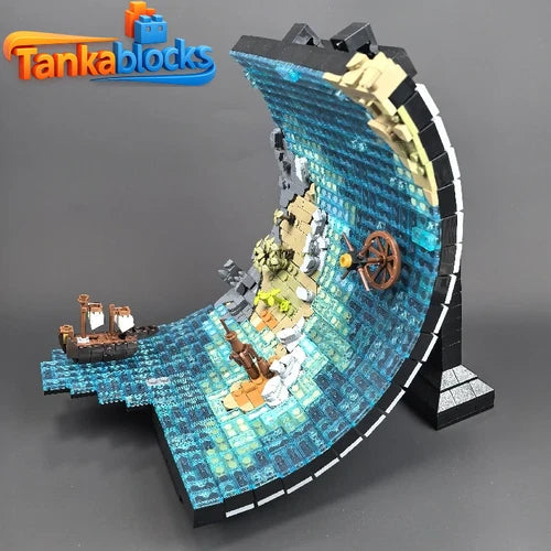 MOC-85663 Land Ahoy Building blocks Set Model Gift Set 1234 pcs Model gift