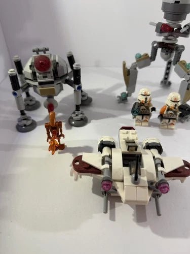 LEGO Star Wars Clone Wars Lot 75036 75072 75077 75032 Mostly Complete