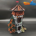 MOC Medieval Castle Tower Modular Building Blocks for Collection 2449pcs Set