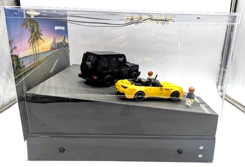 *PRE-OWNED* Mercedes AMG X Lego Speed Champions G63 & SL63 - LED Display 76924