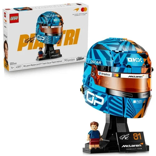 LEGO Editions McLaren F1 Team Oscar Piastri Helmet Building Set, 793 Pieces,