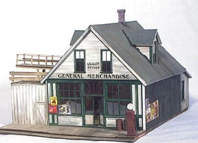 Banta Model Works 109 S Scale Ophir General Merchandise Building Kit