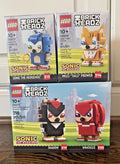 Lego Brickheadz Sonic The Hedgehog 40627 40628 40672 Lot of Three (3) Sets NEW