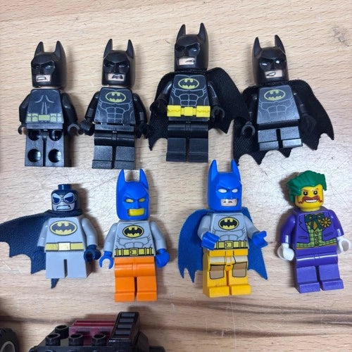 LEGO DC Super Heroes Batman Joker Minifigures & Vehicles Lot Kids Multicolor EX