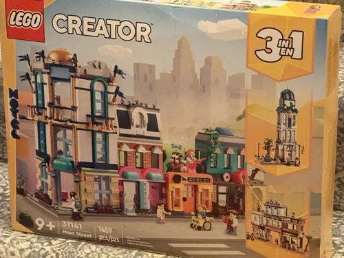 LEGO Creator 3 In 1 Main Street 31141 Brand New Sealed Retired Set