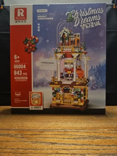 REOBRIX 66004 We Wish You A Merry Christmas Building Blocks