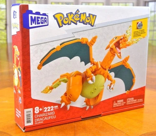 MEGA Charizard Pokemon Construction Set with Poke Ball Pin 222 PCS