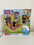 VERY RARE 2011 Mega Bloks Smurfs Gargamel & Azrael set 10718 60 pcs.