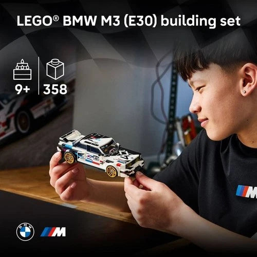 MEOW Speed Champions BMW M3 E30 77263 Race Car Building Set