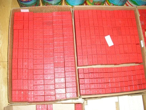 Huge 2800+ ELGO 1960's American Plastic Bricks Doors Windows Containers Extras