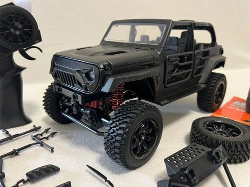 Jeep Wrangler MN128 RC Car Crawler 1:12 Scale, 2.4G 4WD, Off-road Truck