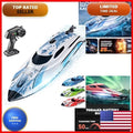 BEZGAR RC Boat TX126-12 Inch Remote Control Boat For Lakes And Pools HJ812
