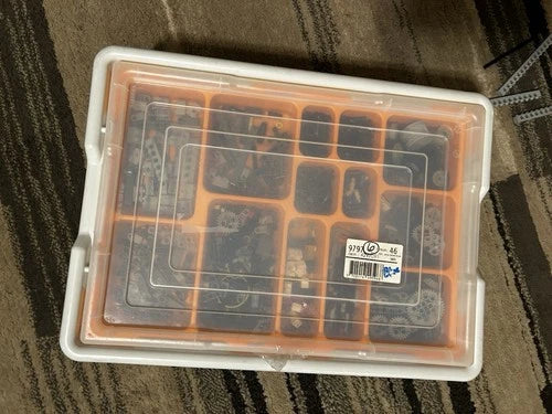 MEOW Mindstorms 9797 Bulk Mixed Technic Parts Lot Gears Beams Axles Box