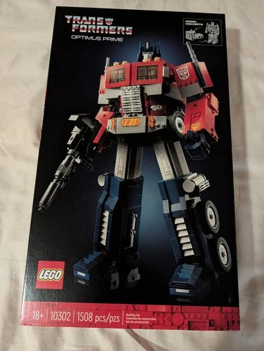 \*NEW\* LEGO Icons Transformers Optimus Prime Building Set 10302