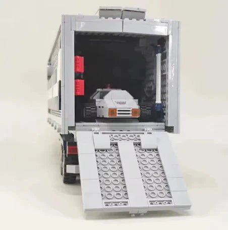 NEW Transforming Trailer Truck Building Blocks Set Model Adults MOC Robot Semi