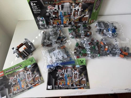 LEGO Minecraft: The Mine 21118 Box New With Only 1 Bag Open