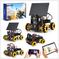 4-in-1 ESP32 Solar Robot Car, 4WD Remote Control Car Robotics Kit for 8-12 12...