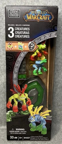 RARE Mega Bloks World of Warcraft Creature Pack 3 Murloc 91037 w/Box