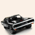NEW Black Muscle Car Building Blocks Technic Set Model Adults MOC Charger Speed