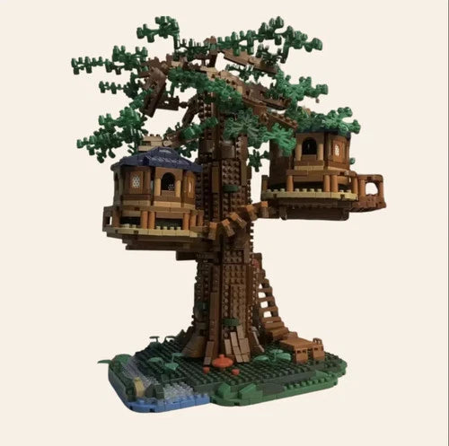 NEW Tree House Treehouse Building Blocks Set Model Adults MOC Nature Display