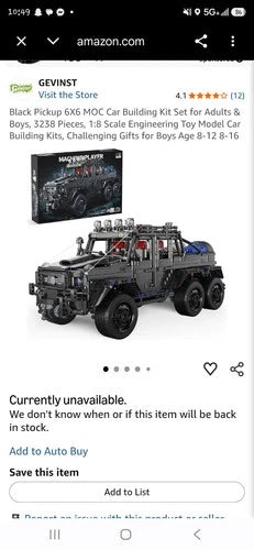 Machine Player Series CROSS 63-800 Off-Road Vehicle Interlocking Blocks Set