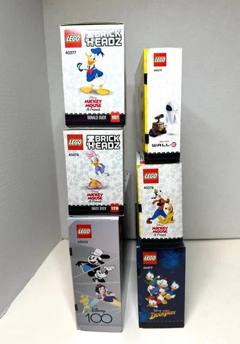 MEOW BrickHeadz Disney Lot 6 Sets 40622 40619 40477 40378 40377 40476 New Sealed