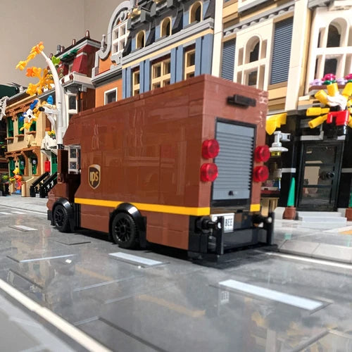 NEW - IPS Delivery Truck - City Park - Brick Set - City AddOn - Building Set