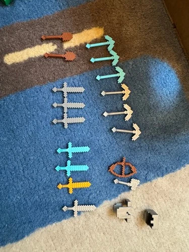 lego minecraft minifigures, accessories, misc parts. Skin pack figs, wither, etc